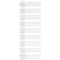 Zehnder Design-Heizkörper Yucca Asym von – asymmetrisch, ein- oder doppellagig, RAL 7034, 1.304 x 47 x 478 mm