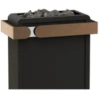 Harvia HOLZRELING klein für Saunaofen CONCEPT R MINI,, aus Walnussholz, ohne Halterungsset