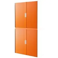 PaperFlow easyOffice Rollladenschrank »easyOffice« 110 x 204 cm orange, 110x204x41.5 cm