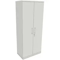 Fm Büromöbel Aktenschrank abschließbar für 5 Ordnerhöhen Breite 80 cm »Oldenburg« grau, 80x186.9x44.2 cm