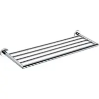 BRILLANTBAD BOMEGA Handtuchablage Messing Chrom poliert 655x55x215 mm für Bad & Küche >> zum Bohren