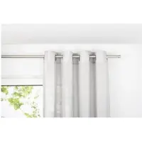Ondeco Ösenschal Breeze Blickdicht Schals Gardinen Öse Ösengadine Vorhänge 1er Set Farbe: Grau, Größe: 135x300 cm