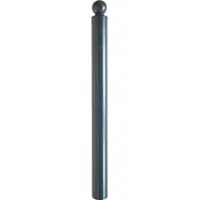 SCHAKE Stilpoller Typ 484FUB, umlegbar + Dreikantverschluß, Ø 82mm + Kugelkopf, beschichtet, mattschwarz