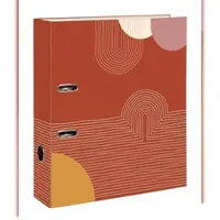 Clairefontaine 4x Terracotta, Ordner A4, Rückenbreite 7cm - 116074C