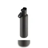Weis 12682 Edelstahl Trinkflasche vakuumisoliert 700ml schwarz