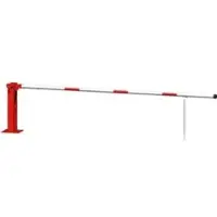 SCHAKE Wegeschranken 7m + Pendelstütze, Dreikantverschluss Stahlkonstruktion 120x80mm