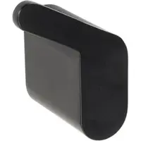 BRILLANTBAD BORGANIC BLACK Kleiderhaken Links Edelstahl Zink Schwarz 39x44x58 mm für Bad & Küche >> zum Bohren