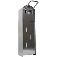 Eternasolid GmbH Desinfektionsmittelspender Edelstahl zur Wandmontage inkl. 1000 ml Flasche
