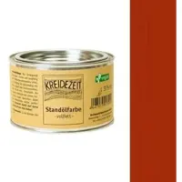 Kreidezeit Standölfarbe vollfett englischrot - 0,375 l Dose