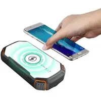 Autre Solar-Powerbank mit 20 Ah, Qi-kompatibel, USB-C, 15 W, SOS-Licht, IP54