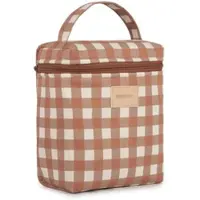 Nobodinoz Lunchtasche Hyde Park Insulated Baby Bottle And Lunch Bag Terrakotta Checks