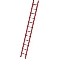 Proregal Sprossen-Anlegeleiter GFK ohne Traverse 12 Sprossen