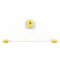 Proregal 10x Cover Hoch | Inkl. Verschlussset gelb | BxT 40x60 cm
