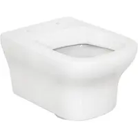 Evenes Wand-Tiefspül-WC Algama 360 x 370 x 500 mm, spülrandlos, Keramik, weiß - 93 242 15