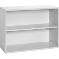 MÖBELPARTNER Aufsatzregal grau, 100x76x39.5 cm