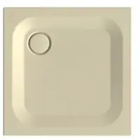 Bette BetteUltra Rechteck-Duschwanne mit BetteAntirutsch Pro, 750x750x25mm, 5529-441AE, Farbe: Cream matt