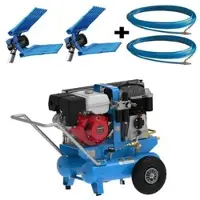 Campagnola MC 660 - Benzin Motorkompressor - Benzinmotor Honda GX270 + 2 Olivenrüttler
