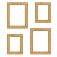 Möbel Kraft Bilderrahmen-Set , holzfarben , Massivholz , Maße (cm): B: 18 H: 24 T: 1.8