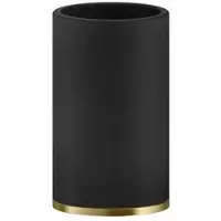 Gessi Inciso Stand-Becher schwarz matt, 58532