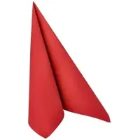Papstar 50 Servietten "ROYAL Collection" 1/4-Falz 40 cm x 40 cm bordeaux in Papierverpackung (89407, 50 Stück)