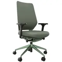 Fm Büromöbel Bürostuhl »Asiento« mit Armlehnen Komfort grün
