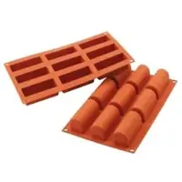 Schneider Silikon-Backform, Mulde, rot 115213 , Maße: 84 x 32 x 35 mm