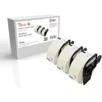 Peach Etikettenrolle kompatibel zu Brother DK-11201, Pack(3) BR-DK-11201