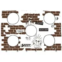 Best Sporting Torwand FATZO für Fußballtor 213 x 152 mm