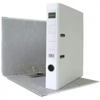 Midori 9 x Aktenordner PP A4 50 mm Weiss Kunststoff Archiv Büroordner Ringordner
