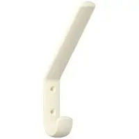 Hewi 477 Garderobenhaken 477.90B07199 163x22x108mm, mit Distanzstück 123mm, matt, reinweiß