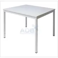 Proregal Bürotisch Arctic Wolf | Quadratisch | HxBxT 75x80x80cm | Lichtgrau