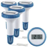INFACTORY 4er-Set Zusätzliche Funk-Poolthermometer für PT-250, wasserdicht IPX8