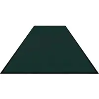 M&A Matting Schmutzfangmatte Colorstar, dunkelgrün, waschbar, glatter Rücken 746085115150-C15 , Maße (B x T): 85 x 115 cm