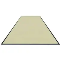 M&A Matting Schmutzfangmatte Colorstar, hellgelb, waschbar, glatter Rücken 7460150250150-C55 , Maße (B x T): 150 x 250 cm