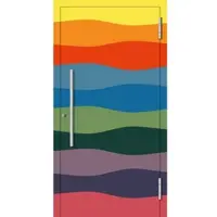 Haustuerenland.de RC2 Aluminium Haustür "MARIT" 78 mm flügelüberdeckend Wunsch-RAL-Farbe beidseitig außen öffnend DIN rechts