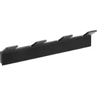 BRILLANTBAD BERO Hakenleiste 4 Haken Messing Schwarz 205x46x33 mm für Bad & Küche >> zum Bohren