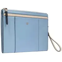 Piquadro Tablettasche Circle Pochette 11" Tablet M Light Blue - Beige