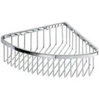 BRILLANTBAD BYTRO Eckseifenkorb Messing Chrom poliert 230x300x80 mm für Bad & WC >> zum Bohren