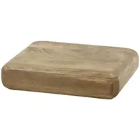 Feeling4Home Nachttisch Strak aus massivem Mangoholz, modern schwebend, Natur, mit griffloser Schublade