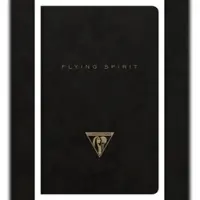 Clairefontaine 10x Flying Spirit Heft liniert 7,5x12 cm 48 Blatt - Schwarz 102586C