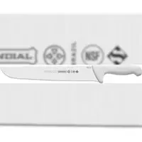 Mundial , Professionelles Kochmesser, (5320-12), 30.5CM, Gerade, breite Klinge, Weiß, Edelstahl