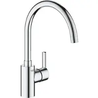 GROHE Feel Einhand-Spültischarmatur, Ausladung 224mm, schwenkbar, 32670002, Farbe: Chrom