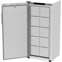 Rieber Gemeinschaftskühlschrank – mit 10 Schließfächern und Türanschlag links, 747 x 769 x 1683 mm