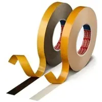 TESA tesafix 62934 15mmx50m, 0,8mm, schwarz, PV0 braunes Pergaminpapier