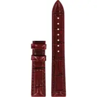 Certina - Leder Lederarmband ohne Schließe 16mm/14mm C610017858 - alligator-prägung,rind,rot