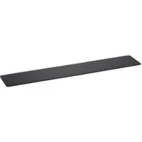 BRILLANTBAD BORGANIC BLACK Ablage Edelstahl Schwarz 110x600x22 mm für Bad & WC >> zum Bohren