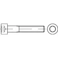 Industrial Quality Supplies Zylinderschraube DIN 912 m.Innensechskant M 16 x 65 10.9 zinkbesch Gleitmittel flZnnc 480h-L