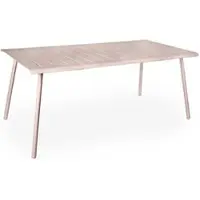 Weishäupl Vapio Outdoortisch Aluminium 180x90x74 cm Marone