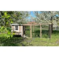 EZ Chicken Home Hühnerauslauf Mitte 5,84m2 Beige, hergestellt in EU