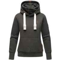 NAVAHOO Damen Kapuzensweatshirt Weicher Hoodie mit dicken Tunnelzugkordeln & Kapuze Raniaa
